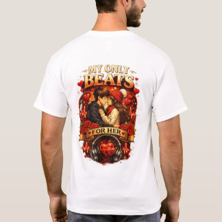 Mijn hart slaat alleen voor haar t-shirt