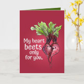 "Mijn hart slaat alleen voor jou" Kaart (Gele Bloem)