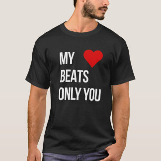 Mijn hart slaat alleen voor jou t-shirt