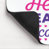 Mijn hart slaat in acht tellen Cheerlead Cheer Muismat (Hoek)