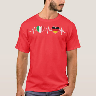 Mijn hart slaat Italiaans en Duits 10782461 T-shirt