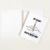 Mijn hart slaat met Love Electrocardiogram ECG Planner (Display)