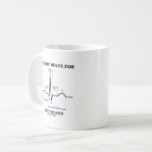 Mijn hart slaat om de cardiologie (Sinus Rhythm) Koffiemok (Voorkant links)
