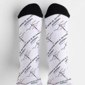 Mijn hart slaat op hart voor cardiologie elektroca sokken (Top)