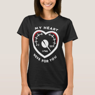 Mijn hart slaat over voor jou u2013 Truckerliefde T-shirt