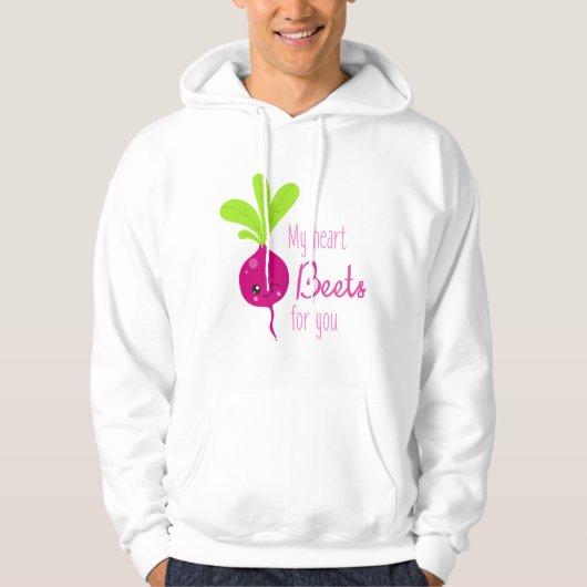 Mijn hart slaat voor jou hoodie (Voorkant)