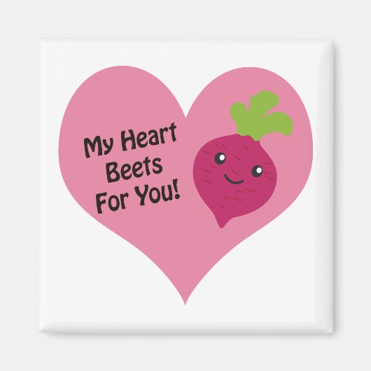 Mijn hart slaat voor jou magneet (Voorkant)