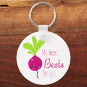 Mijn hart slaat voor jou sleutelhanger (Voorkant)