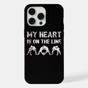 Mijn hart staat op het spel - American Football Li iPhone 15 Pro Max Case