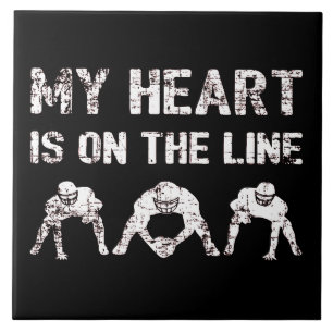Mijn hart staat op het spel - American Football Li Tegeltje