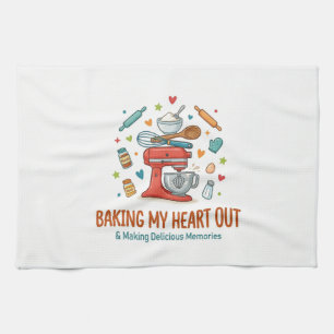 Mijn Hart Uit Bakken & Lekkere Herinneringen Maken Theedoek