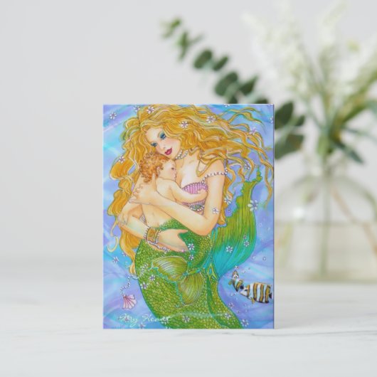 MIJN HART VAN Diana S Martin Briefkaart (Staand voorkant)