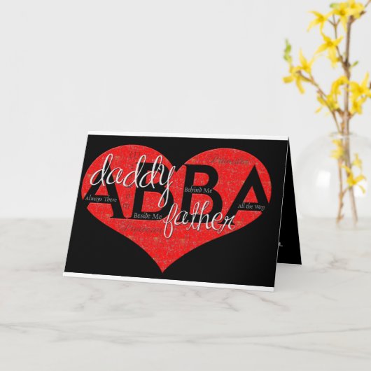 Mijn Hart van Vaders Kaart (Gele Bloem)