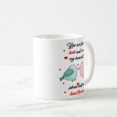 Mijn hart vasthouden koffiemok (Voorkant rechts)