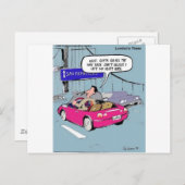 Mijn hart verliet in San Francisco Funny Gifts & T Briefkaart (Voorkant / Achterkant)