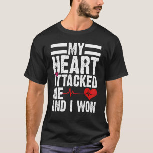 Mijn hart viel me aan en ik won harten die nog klo t-shirt