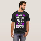 Mijn hart vol met jou t-shirt (Voorkant volledig)