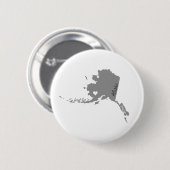 Mijn hart woont in Alaska Ronde Button 5,7 Cm (Voorkant /achterkant)