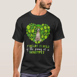 Mijn hart wordt gehouden door de poten van een hip t-shirt