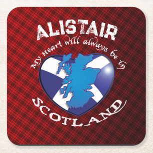 Mijn hart zal altijd in Schotland zijn! Kartonnen Onderzetters