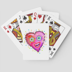 MIJN HART ZAL GLOEIEN POKERKAARTEN