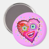 MIJN HART ZAL OP Magnet GLOEIEN (Voorkant / Achterkant)