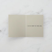 mijn hart zinkt sympathie sinibunny kaart (Binnen)