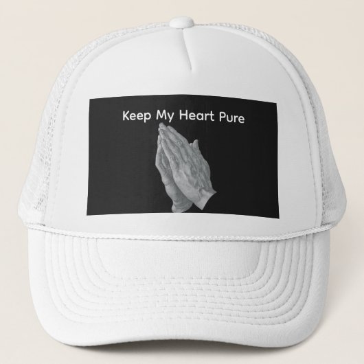 Mijn Hart Zuiver Houden Trucker Pet (Voorkant)