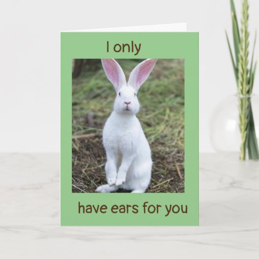 **MIJN HARTBONGEN VOOR U** EENVOUDIGERE KAART (Voorkant)