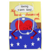 Mijn hartdromen van jullie: medium cadeauzakje (Achterkant)