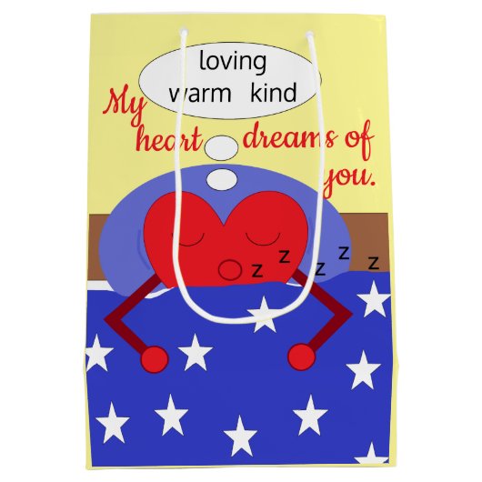 Mijn hartdromen van jullie: medium cadeauzakje (Achterkant)