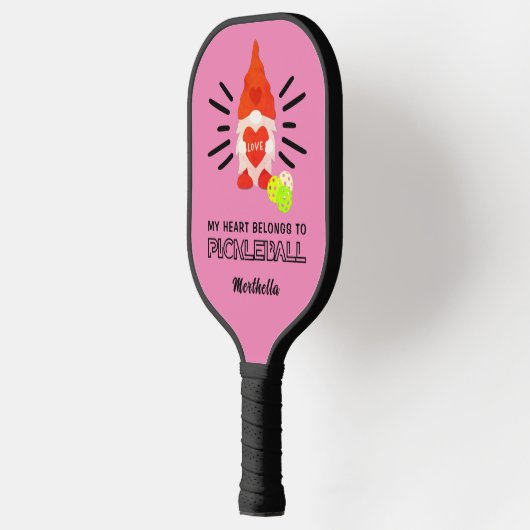 MIJN HARTEBONGS VOOR PICKLEBALL Gnome Pickleball Paddle (Links)
