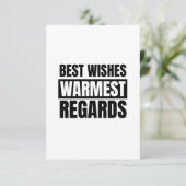 Mijn hartelijke wensen bedankkaart (Staand voorkant)