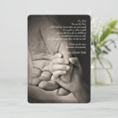 Mijn hartenmedeleven betuigen bedankkaart (Staand voorkant)