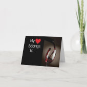 MIJN HARTEPUNT IS VAN "WIJN" EN VAN "JULLIE!" KAART (Voorkant)