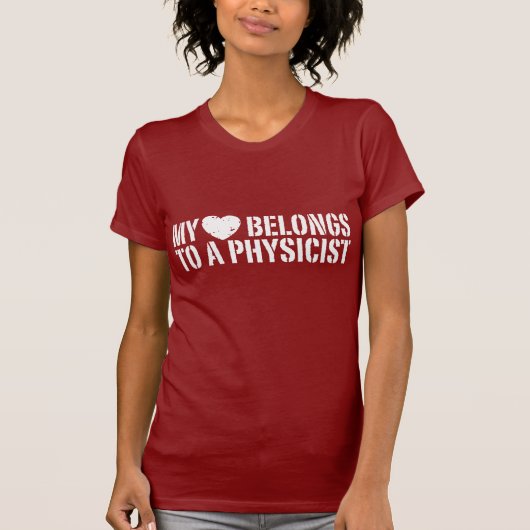Mijn hartfysicus t-shirt (Voorkant)