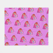 MIJN HARTJE ZAL ERAAN GAAN. FLEECE DEKEN (Voorkant (Horizontaal))