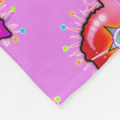 MIJN HARTJE ZAL ERAAN GAAN. FLEECE DEKEN (Hoek)