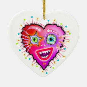 MIJN HARTJE ZAL ERAAN GAAN. KERAMISCH ORNAMENT