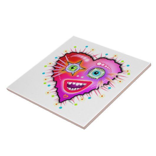 MIJN HARTJE ZAL ERAAN GAAN. TEGELTJE (Zijkant)