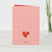 Mijn Hartjie Mijn Liefie Applique Hart Kaart (Achterkant)