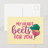 Mijn hartslag voor jou is grappige Valentijnsdag Briefkaart (Voorkant / Achterkant)