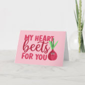 Mijn hartslag voor jullie is grappige Valentijnsda Feestdagen Kaart (Voorkant)