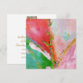 mijn hartuitnodiging kaart (Voorkant / Achterkant)