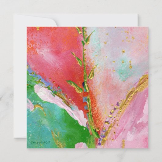 mijn hartuitnodiging kaart (Voorkant)