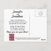 Mijn hartventilator voor je boom van het leven spa briefkaart (Achterkant)