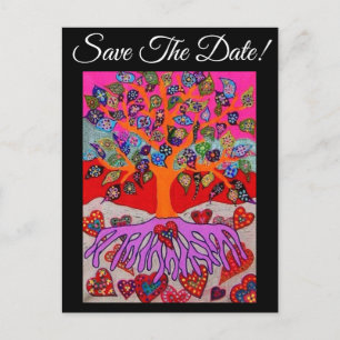 Mijn hartventilator voor je boom van het leven spa briefkaart