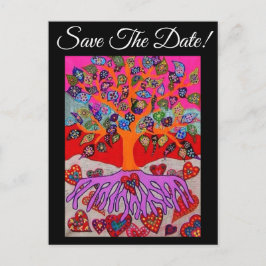 Mijn hartventilator voor je boom van het leven spa briefkaart