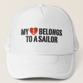 Mijn hartverzender trucker pet (Voorkant)