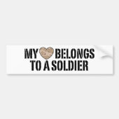 Mijn Heart Soldier Bumpersticker (Voorkant)